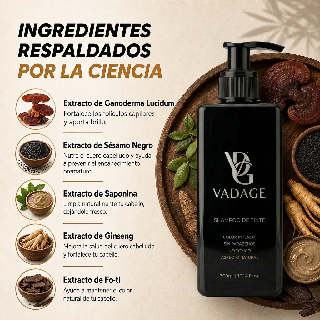 Shampoo de tinte instantáneo